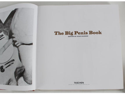 TASCHEN, a look inside The Big Penis Book #NSFW