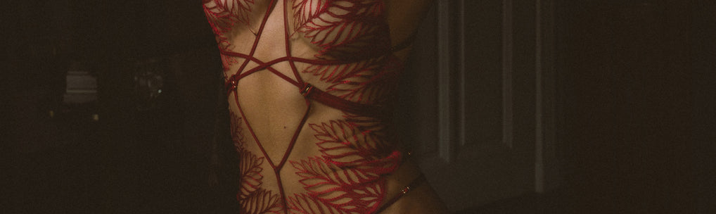 Rode lingerie