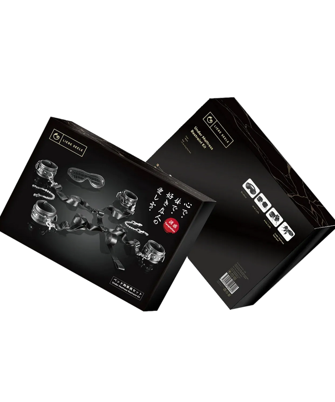 Liebe Seele Temptation Under Bed Restraint Kit – Black