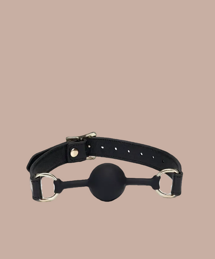 Liebe Seele Dark Secret Siliconen Ball Gag – Zwart Liebe Seele Dark Secret Siliconen Ball Gag – Zwart