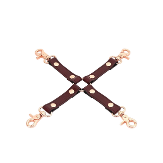 Liebe Seele 4-Way Leather Hogtie – Wine Red Liebe Seele 4-Way Leather Hogtie – Wine Red