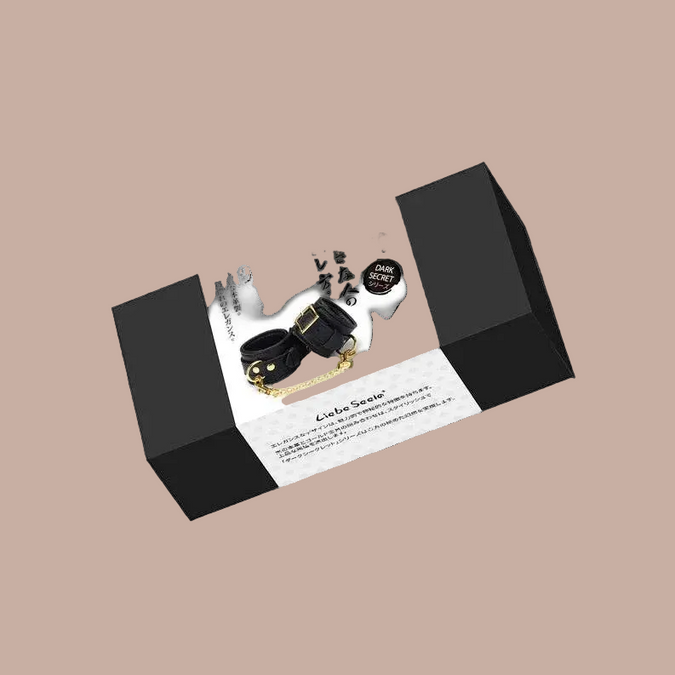 Liebe Seele leren polsboeien – Dark Secret zwart