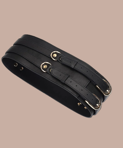 Liebe Seele Dark Secret Luxe Leren Heupriem – Zwart Liebe Seele Dark Secret Luxe Leren Heupriem – Zwart