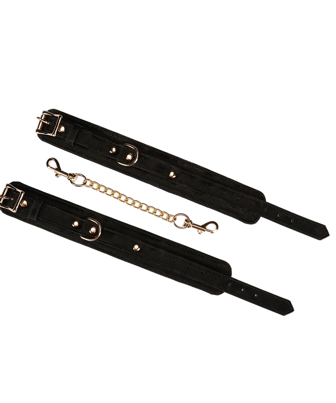 Liebe Seele Boudoir Amor Vegan Ankle Cuffs – Black