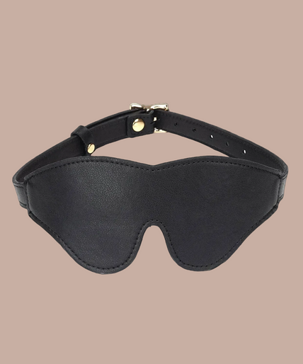 Liebe Seele Dark Secret Leren Blinddoek – Zwart Liebe Seele Dark Secret Leren Blinddoek – Zwart