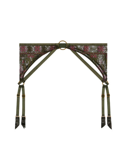 Aubade Sounds of Heart Suspender - Dark Garden Aubade Sounds of Heart Suspender - Dark Garden