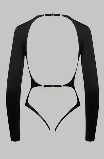 Maison Close – Tapage Nocturne Juwelen Bodysuit Backless – Zwart Maison Close – Tapage Nocturne Juwelen Bodysuit Backless – Zwart