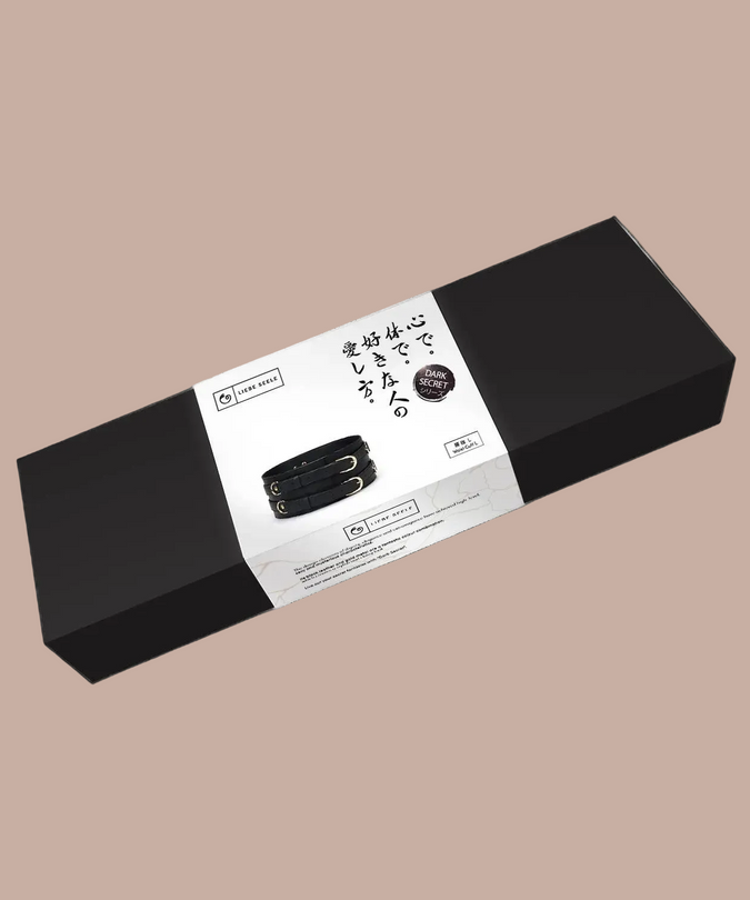 Liebe Seele Luxury Leather Waist Belt – Dark Secret Black