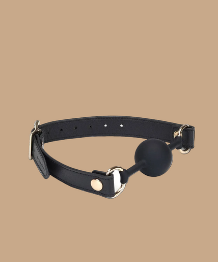 Liebe Seele Dark Secret Silicone Ball Gag – Black Liebe Seele Dark Secret Silicone Ball Gag – Black