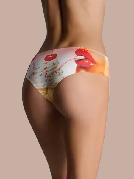 Maison Close – Comic Strip Hipster Panty Ice Cream Pink