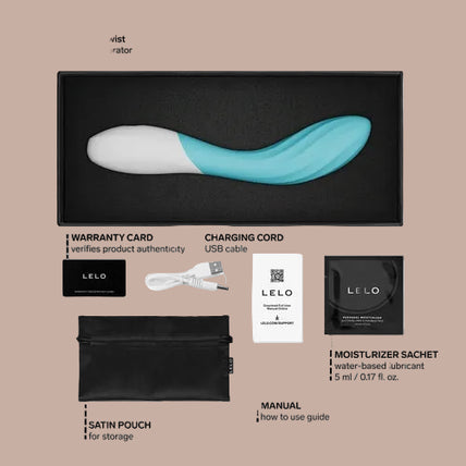 LELO – MONA Twist G-Spot Vibrator – Aqua - by Pleasurements LELO – MONA Twist G-Spot Vibrator – Aqua - by Pleasurements