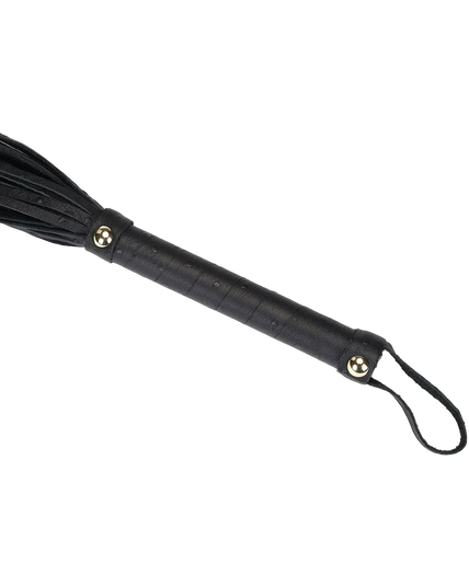 Liebe Seele Demon's Kiss Small Black Leather Flogger Liebe Seele Demon's Kiss Small Black Leather Flogger