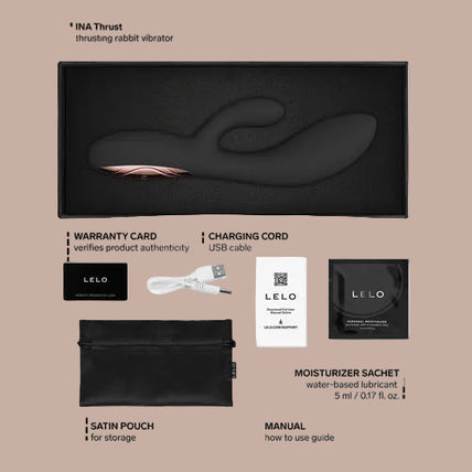 LELO – INA Thrust – Black - by Pleasurements LELO – INA Thrust – Black - by Pleasurements