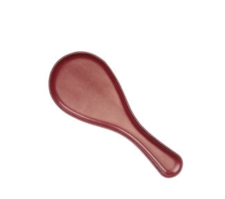 Liebe Seele Round Leather Spanking Paddle – Wine Red Liebe Seele Round Leather Spanking Paddle – Wine Red