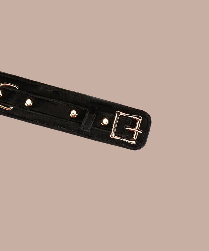 Liebe Seele Boudoir Amor Vegan Collar with Leash – Black