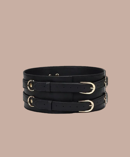 Liebe Seele Dark Secret Luxe Leren Heupriem – Zwart Liebe Seele Dark Secret Luxe Leren Heupriem – Zwart
