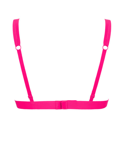 Atelier Amour – Oiseau de Paradis Unwired Triangle Bra - Cherry Atelier Amour – Oiseau de Paradis Unwired Triangle Bra - Cherry