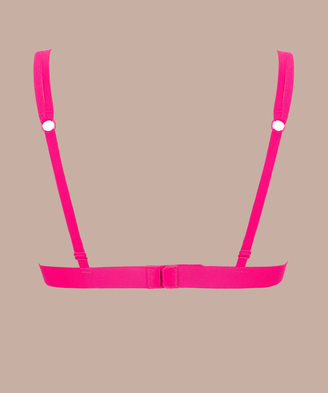 Atelier Amour – Oiseau de Paradis Unwired Triangle Bra Cherry