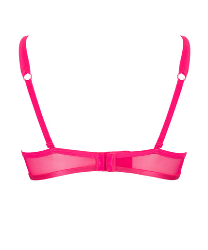 Atelier Amour – Oiseau de Paradis Half Cup Bra - Cherry Atelier Amour – Oiseau de Paradis Half Cup Bra - Cherry