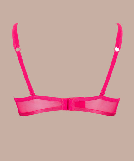 Atelier Amour – Oiseau de Paradis Half Cup Bra Cherry Atelier Amour – Oiseau de Paradis Half Cup Bra Cherry