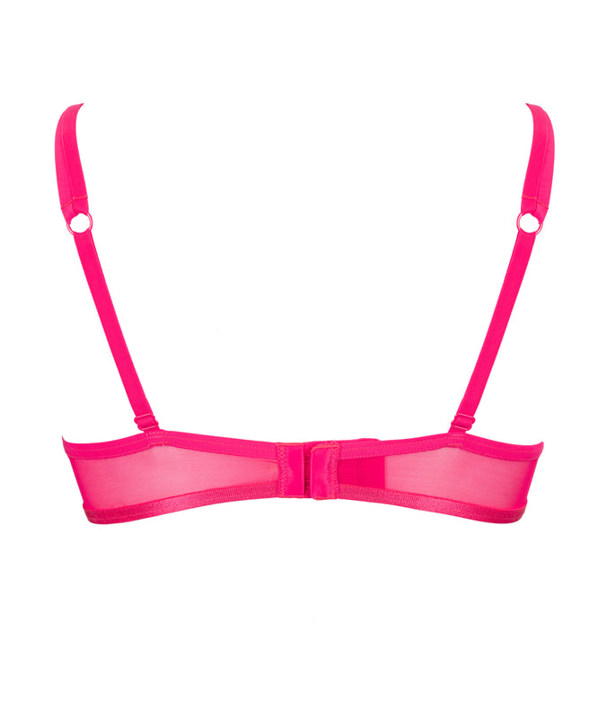 Atelier Amour – Oiseau de Paradis Half Cup Bra - Cherry