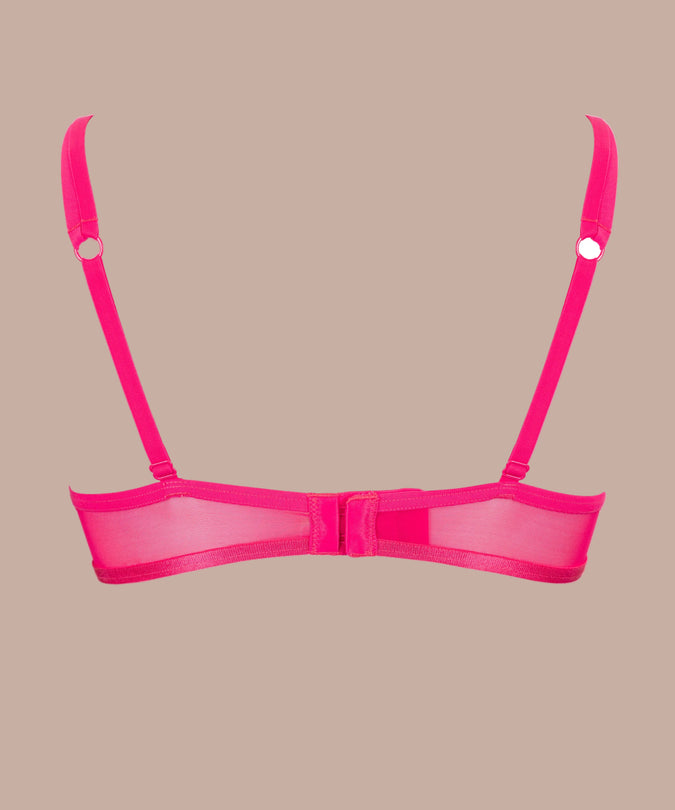 Atelier Amour – Oiseau de Paradis Half Cup Bra Cherry