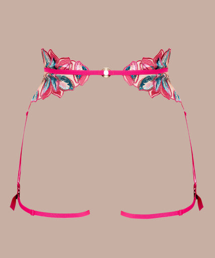 Atelier Amour – Oiseau de Paradis Suspender Cherry Atelier Amour – Oiseau de Paradis Suspender Cherry