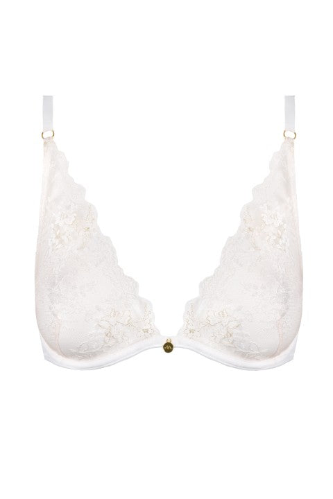 Atelier Amour Après Minuit Wired Triangle Bra – Ivory