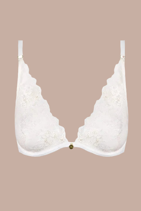 Atelier Amour – Après Minuit Wired Triangle Bra Ivory