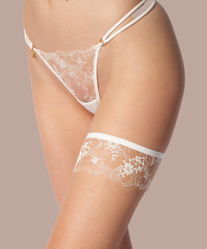 Atelier Amour Après Minuit Garter – Ivory Atelier Amour Après Minuit Garter – Ivory