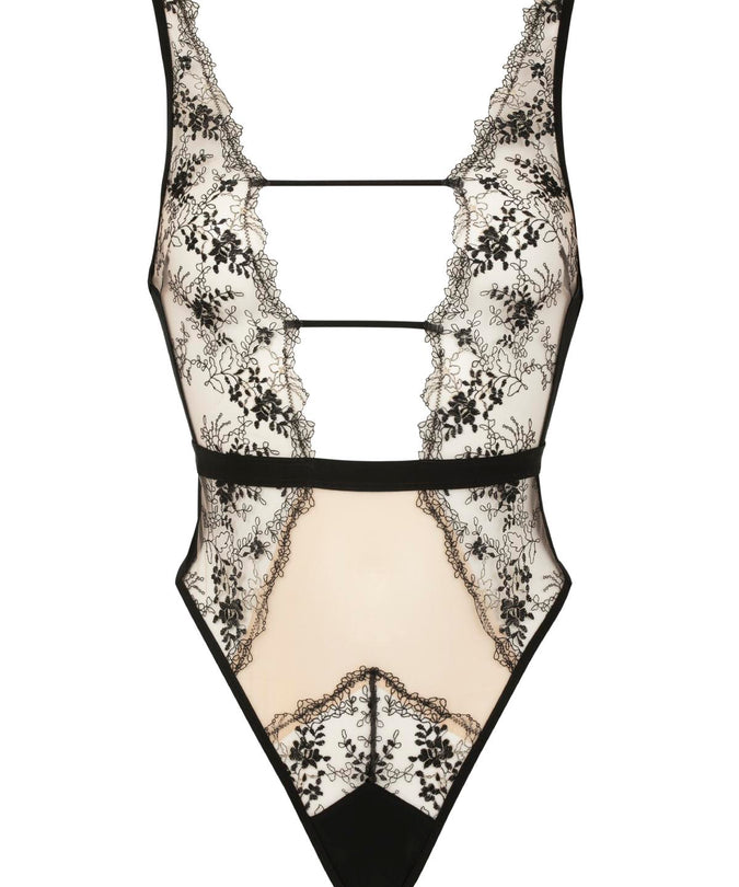 Atelier Amour Après Minuit Bodysuit - Black