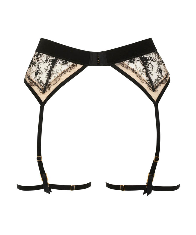 Atelier Amour Après Minuit Suspender - Black