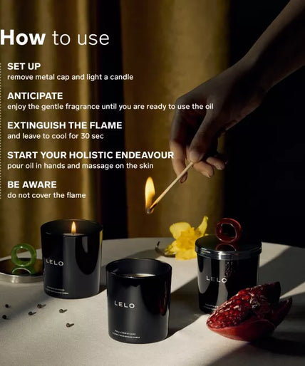 Plezier nummer 15 van LELO: Massage Kaars met vanille en cacao crème Plezier nummer 15 van LELO: Massage Kaars met vanille en cacao crème