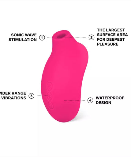 Pleasure nummer 26 van LELO: SONA 2 Cerise - Sonische stimulator Pleasure nummer 26 van LELO: SONA 2 Cerise - Sonische stimulator
