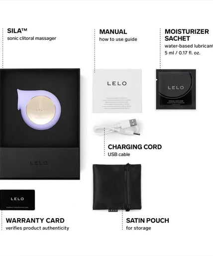 LELO – SILA Clitoral Wave Stimulator – Lilac - by Pleasurements LELO – SILA Clitoral Wave Stimulator – Lilac - by Pleasurements