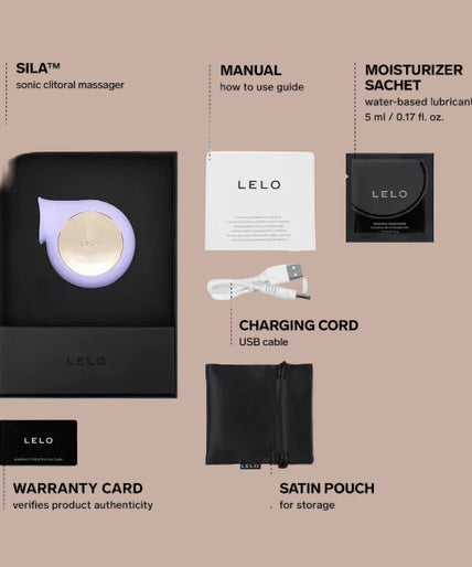 Pleasure Number 21 by LELO: Sila Lilac - Sonic Massager Pleasure Number 21 by LELO: Sila Lilac - Sonic Massager