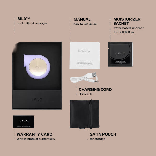 Pleasure Number 21 by LELO: Sila Lilac - Sonic Massager