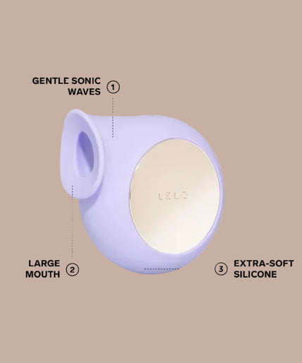 Pleasure Number 21 by LELO: Sila Lilac - Sonic Massager Pleasure Number 21 by LELO: Sila Lilac - Sonic Massager