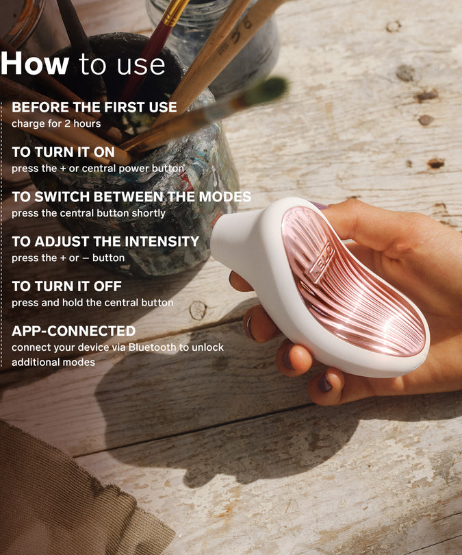 Pleasure Number 25 by LELO: SONA 3 White - Sonic Stimulator