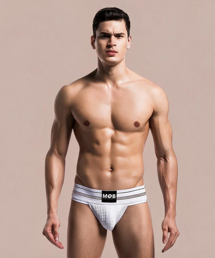 Mob – Classic White Thong Mob – Classic White Thong