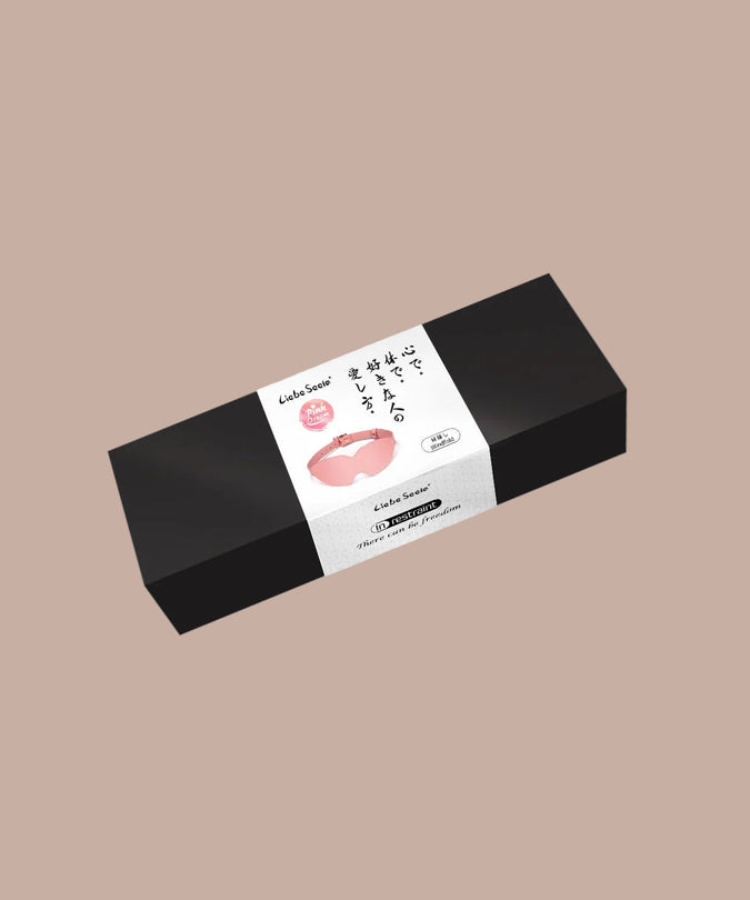 Liebe Seele Pink Dream Leather Blindfold – Pink