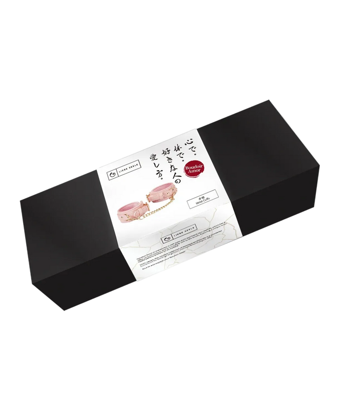 Liebe Seele Boudoir Amor Vegan Leather Handcuffs – Pink