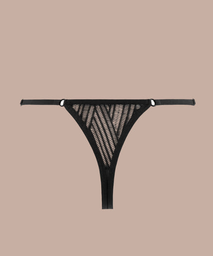 Atelier Amour – Clair Obscur String Zwart Atelier Amour – Clair Obscur String Zwart