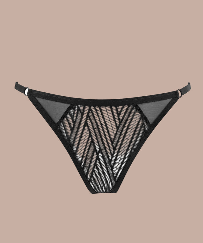 Atelier Amour – Clair Obscur Open Brief Black