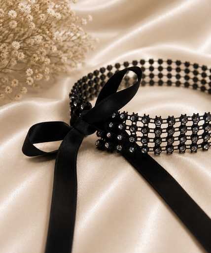 Mondin – Black Crystal Choker Mondin – Black Crystal Choker