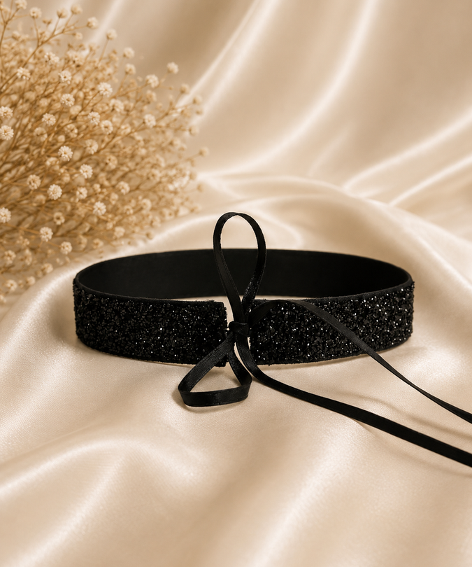 Mondin – Glimmer Choker Black