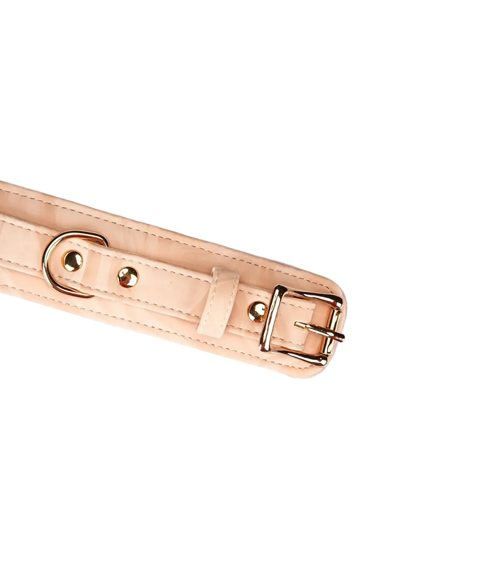 Liebe Seele Boudoir Amor Vegan Leather Handcuffs – Pink