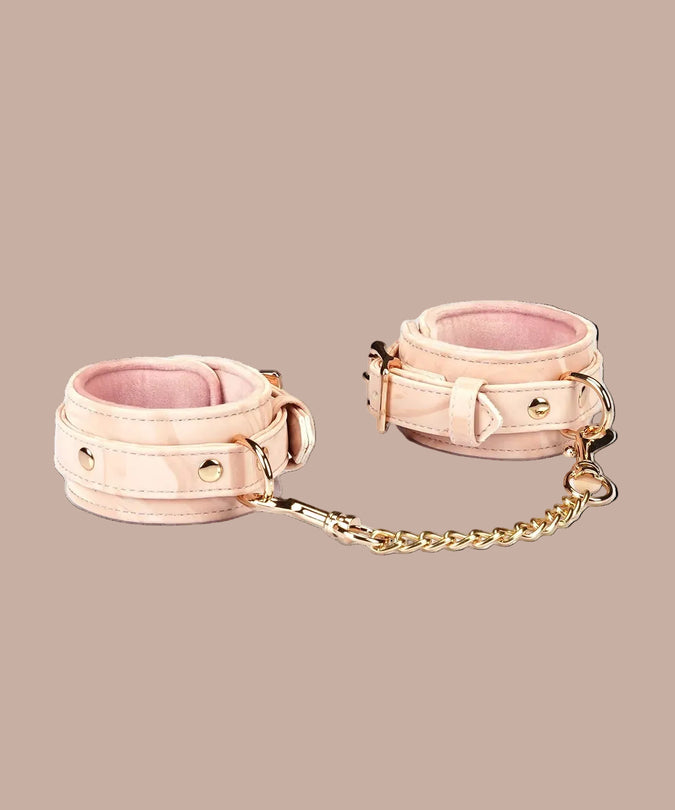 Liebe Seele Boudoir Amor Vegan Handcuffs – Blush Pink