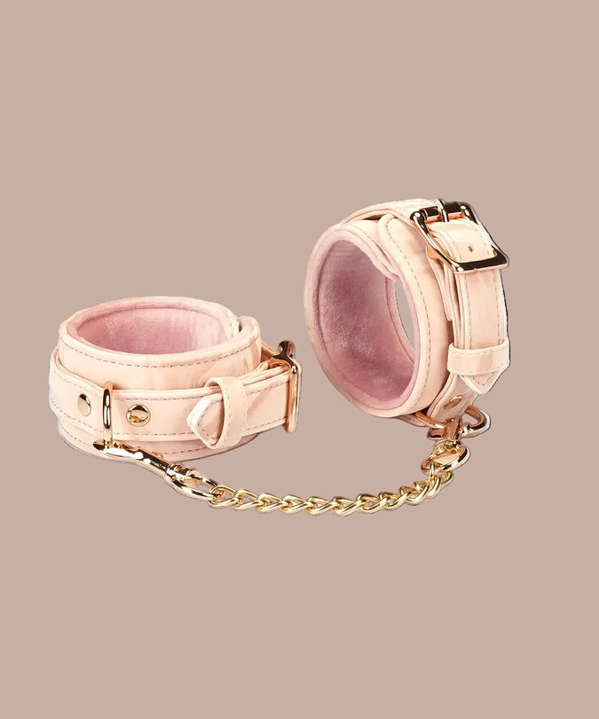 Liebe Seele Boudoir Amor Vegan Handcuffs – Blush Pink