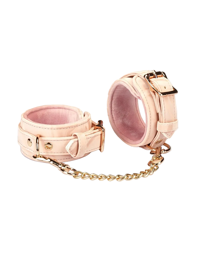 Liebe Seele Boudoir Amor Vegan Leather Handcuffs – Pink